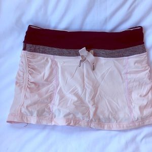 Pink lululemon skort
